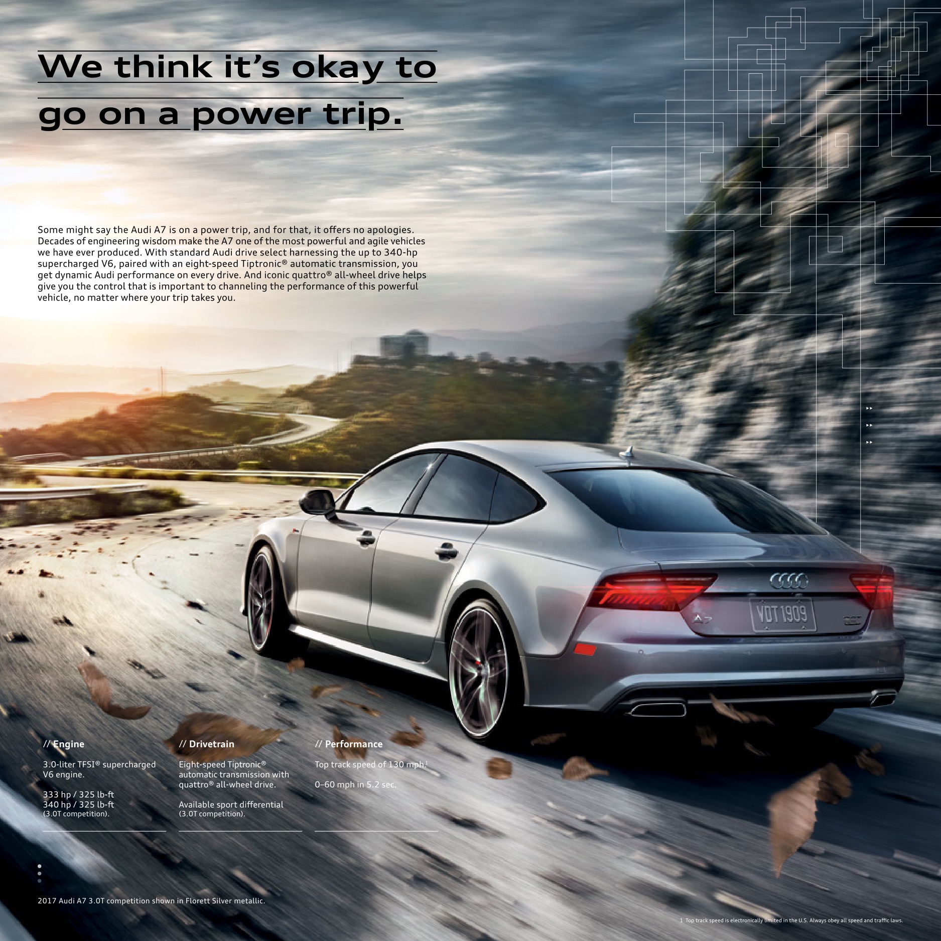 2017 Audi A7 Brochure Page 20